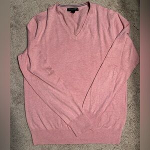 Men’s Banana Republic sweater, gently worn, size small, pink.